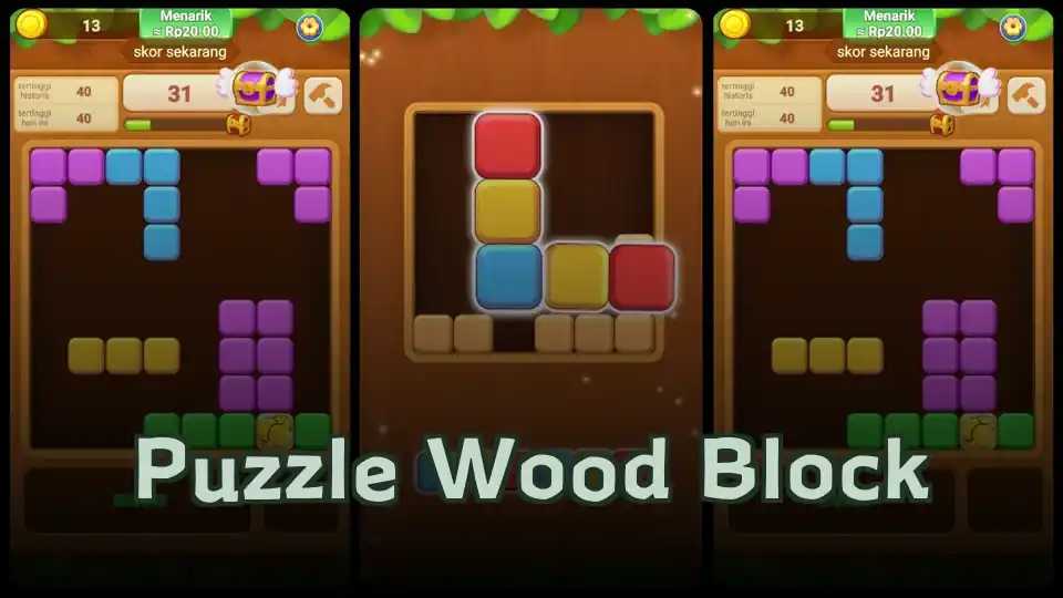 Puzzle Wood Block