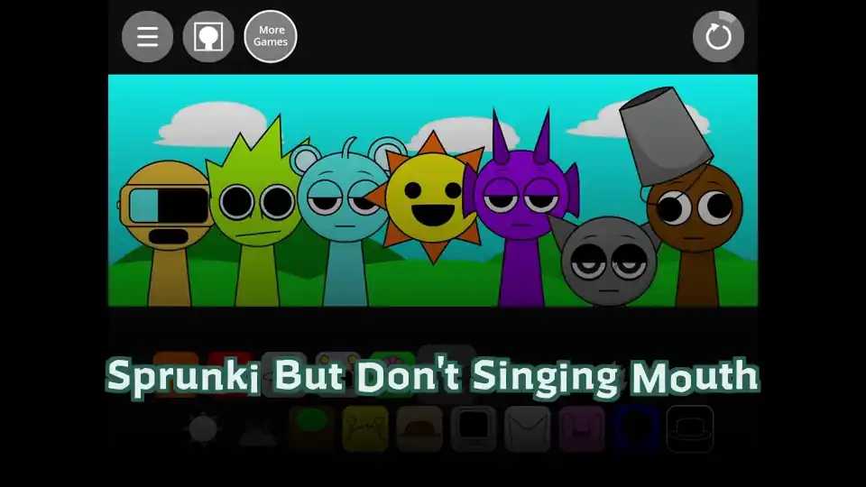 Sprunki But Don't Singing Mouth