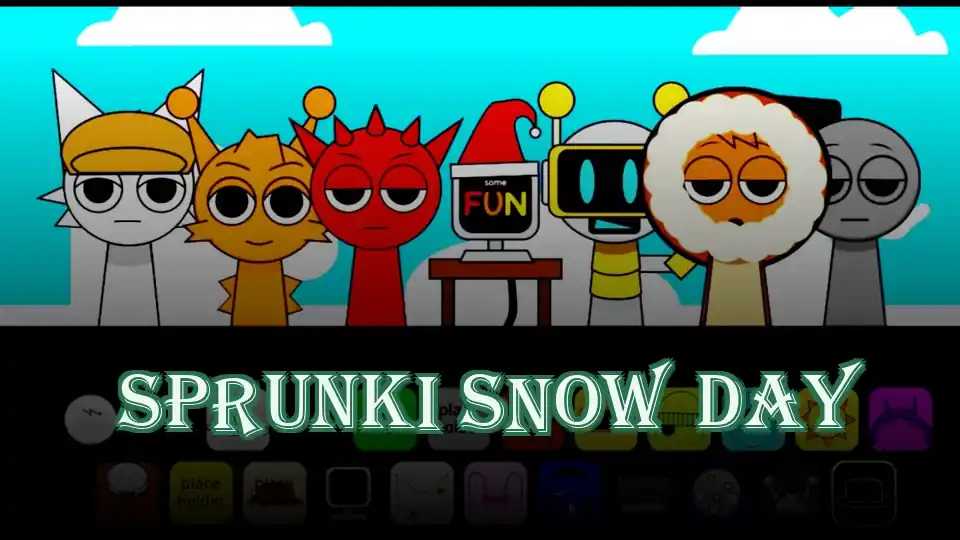 Sprunki Snow Day