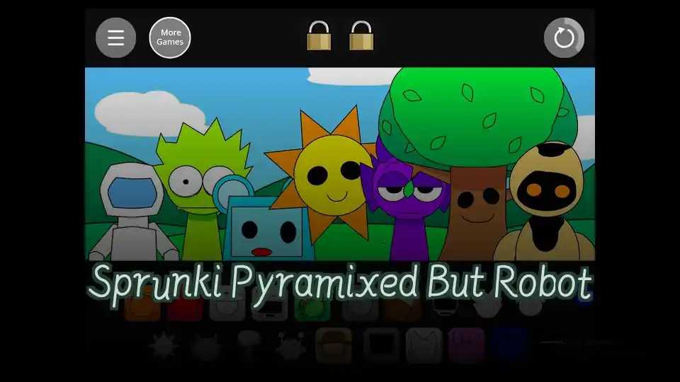 Sprunki Pyramixed But Robot