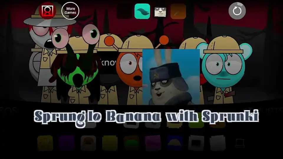 Sprungle Banana with Sprunki