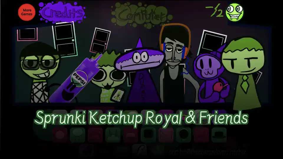 Sprunki Ketchup Royal & Friends